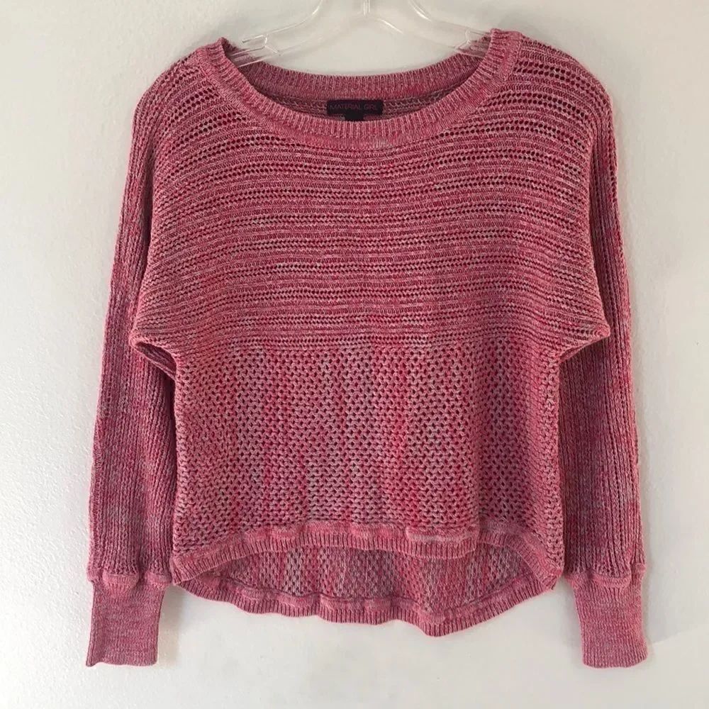 Vintage Material Girl Knit Sweater. Size Large